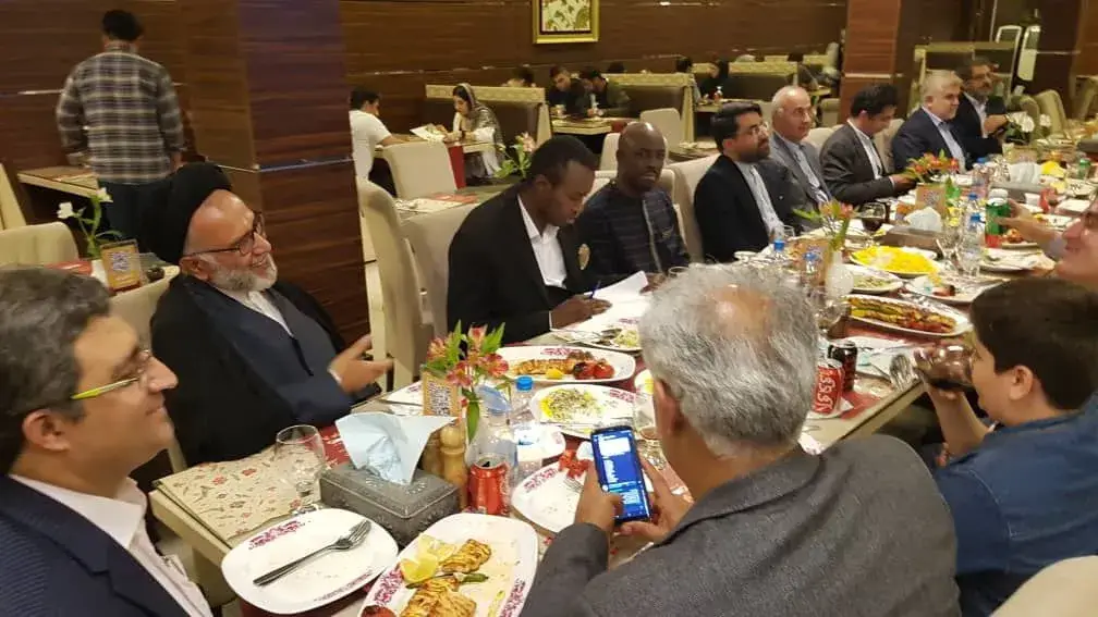 سفیر سنگال در تهران و جمعی از فعالان اقتصادی و تجاری در آفریقا