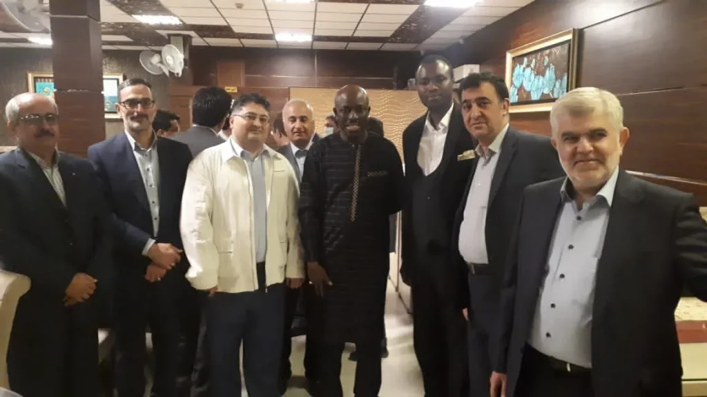 مراسم افطاری با حضور سفیر سنگال